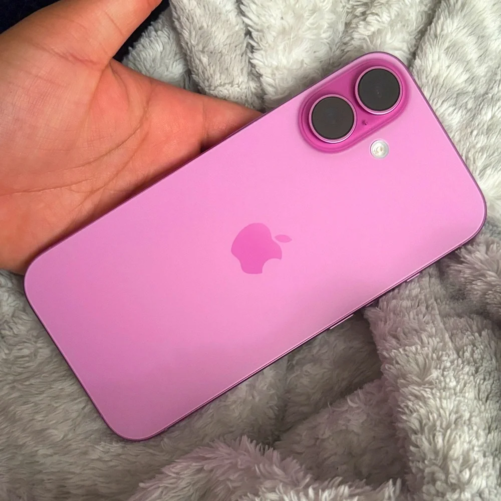 Apple Smartphone in Vibrant Pink
